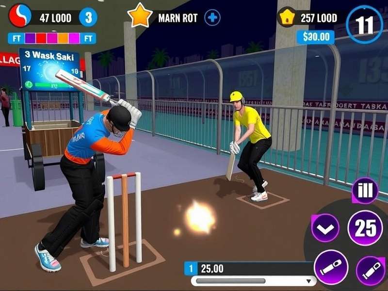 Mumbai Taxi Cricket Challenge Gameplay